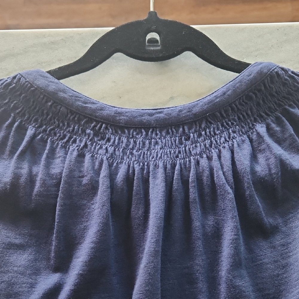 Lilly Pulitzer Essie Sleeveless Dress in Navy with Gold Buttons - Picture 4 of 5